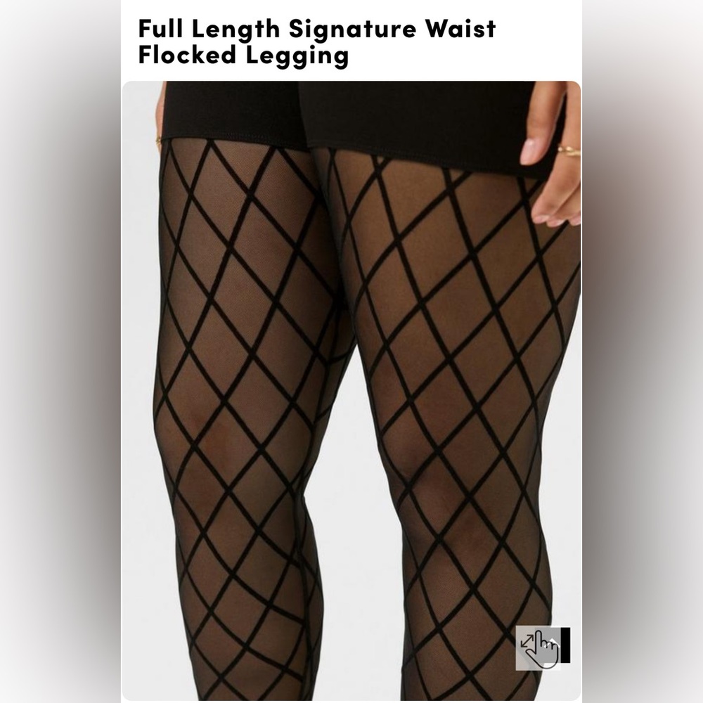 Torrid full length signature waist flocked legging diamond NWT sz 1X